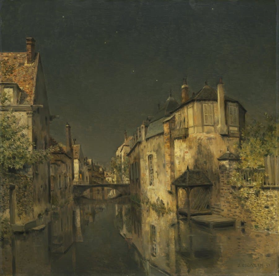 Midnight — Jean-Charles Cazin (French, 1841–1901)