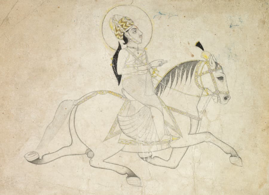 Jai Singh III of Jaipur (r. 1818–1835) Riding