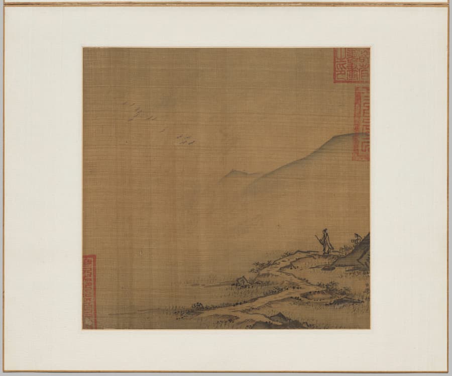 Landscape with Flying Geese