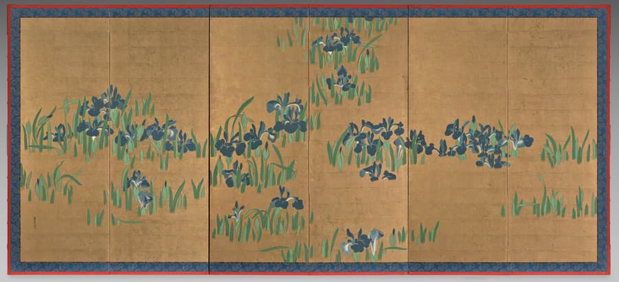 Irises — Watanabe Shikō (Japanese, 1683–1755)