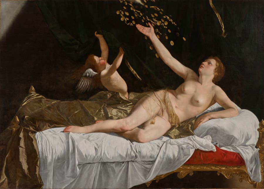 Danaë — Orazio Gentileschi (Italian, 1563–1639)