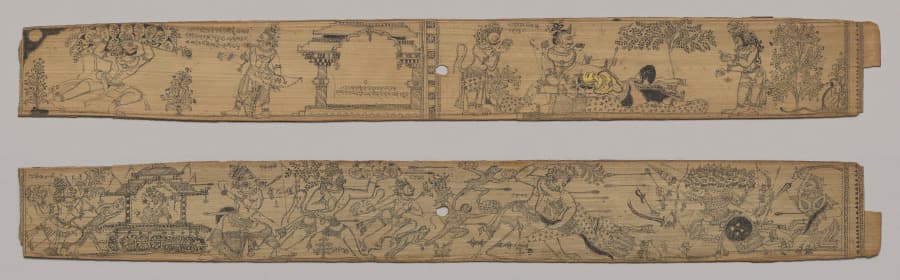 Leaf from a Romance of Chandrabhanu and Lavanyavati of Upendra Bhanja (Indian, died 1740)