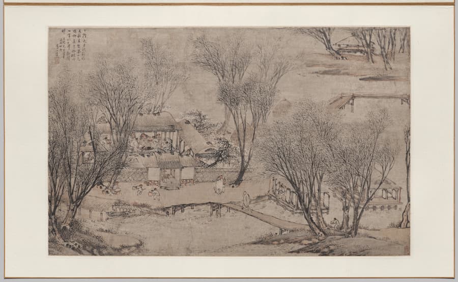 New Year's Day in a Village at Stone Lake
