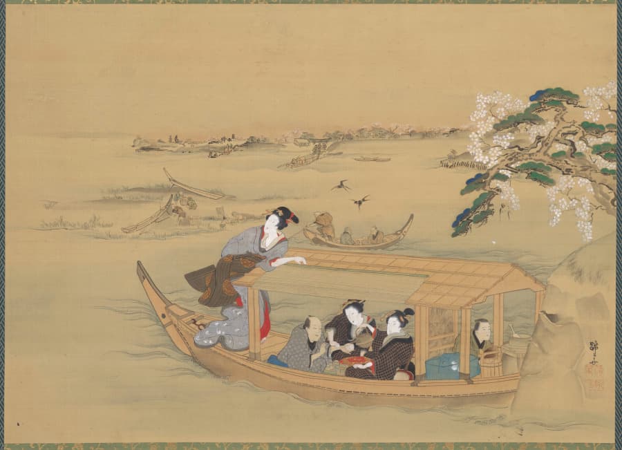 Pleasure Boat on the Sumida River