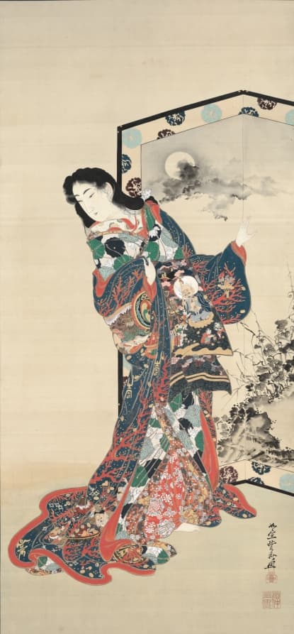 Hell Courtesan — Kawanabe Kyōsai (Japanese, 1831–1889)
