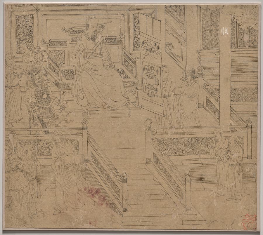 Album of Daoist and Buddhist Themes: Kings of Hells: Leaf 29