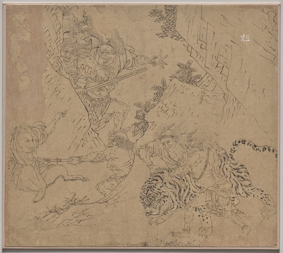 Album of Daoist and Buddhist Themes: Search the Mountain: Leaf 43