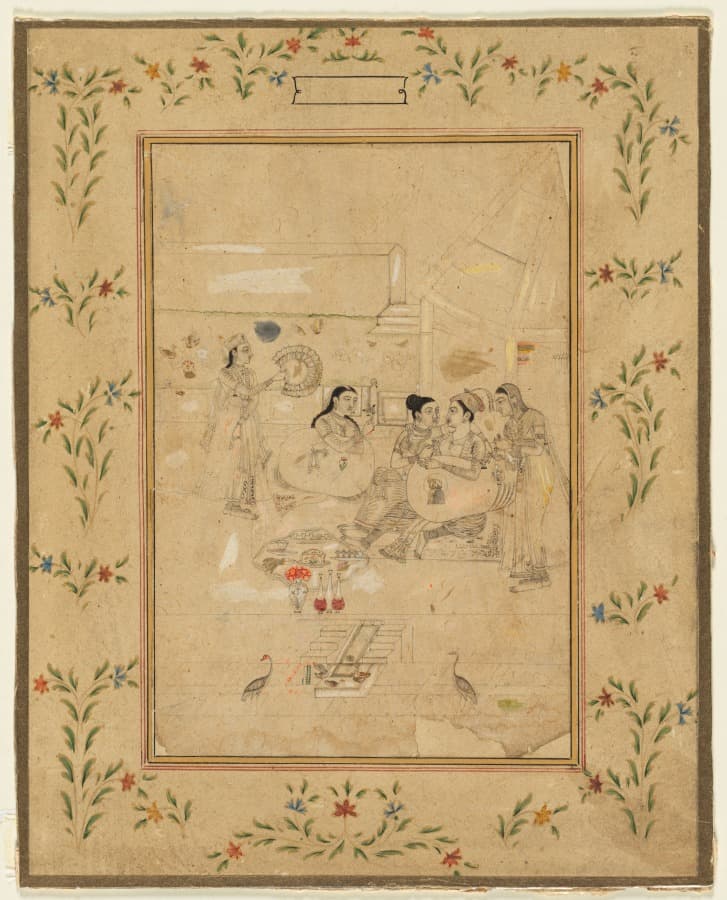 Women playing at cross-dressing