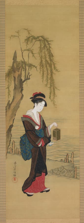 Beauty with Fireflies